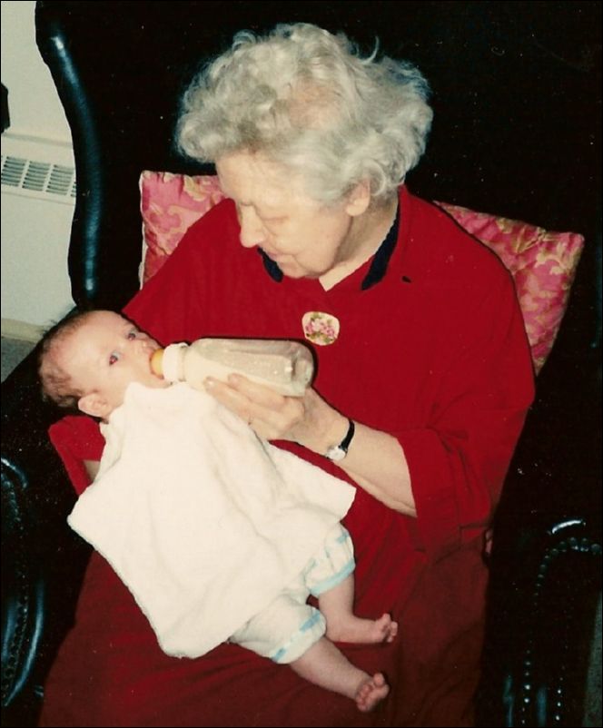 650 Great Grandma Marian Carrothers and Billy Jepson